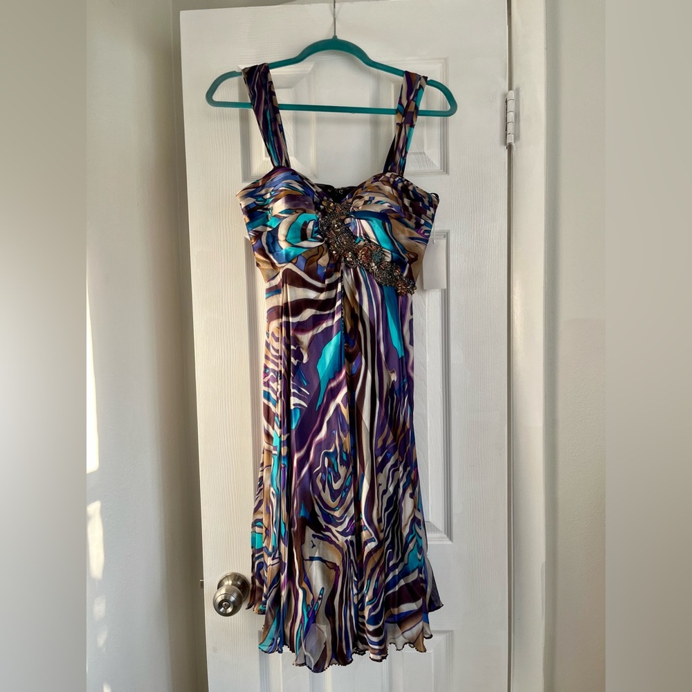 Beaded Peacock Dress